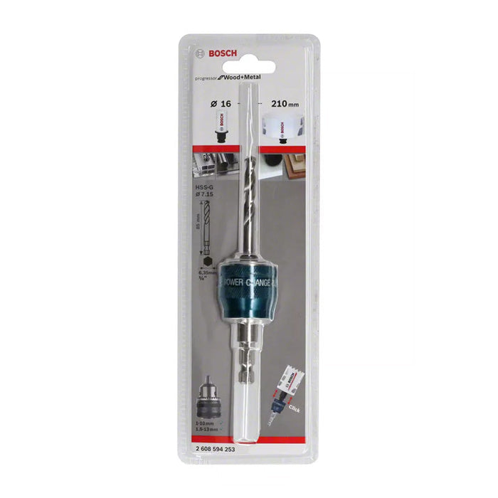 Kit adattatore BOSCH Power-Change Plus esagonale + punta HSS-G - 85 mm - 2608594253