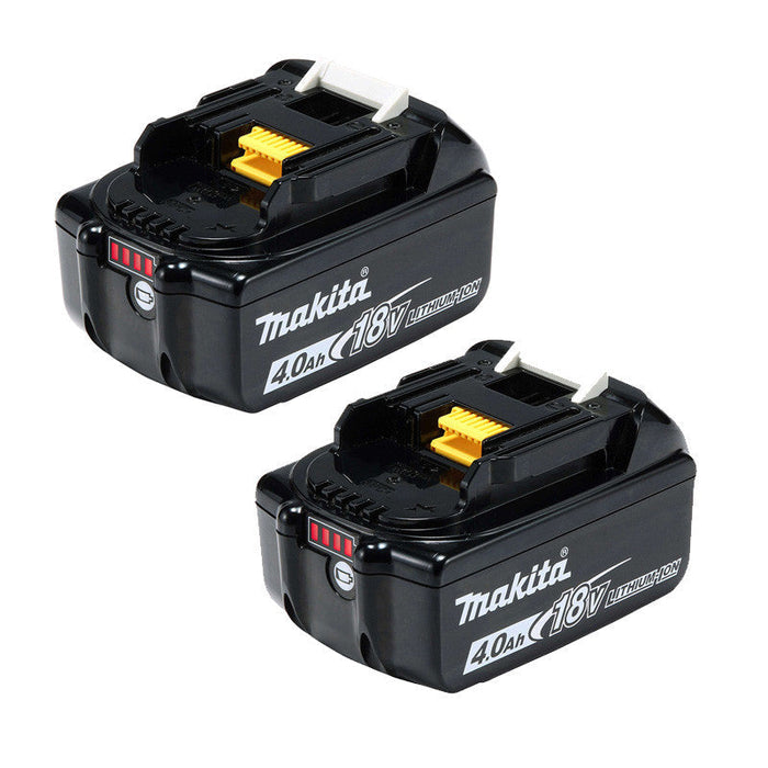 Set di 2 batterie MAKITA BL1840B Li-ion 18 V 4,0 Ah con indicatore di carica