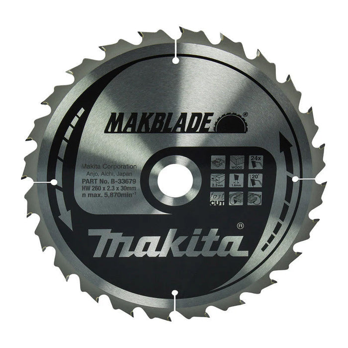 Pack sega da banco MLT100N MAKITA + lama in widia per legno B-33679