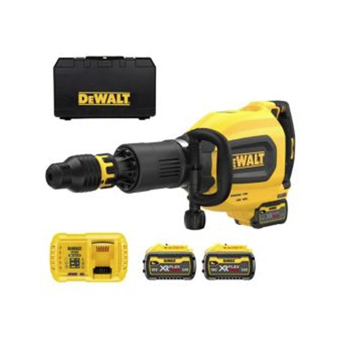 Martello demolitore SDS-max XR FLEXVOLT DEWALT DCH911X3-QW 54V 3X3Ah Li-Ion Brushless 27J