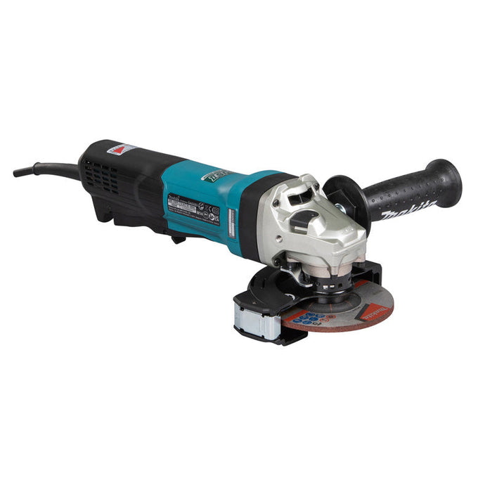 Smerigliatrice 125mm 1900W Makita GA5093X01 freno e interruttore con impugnatura di sicurezza