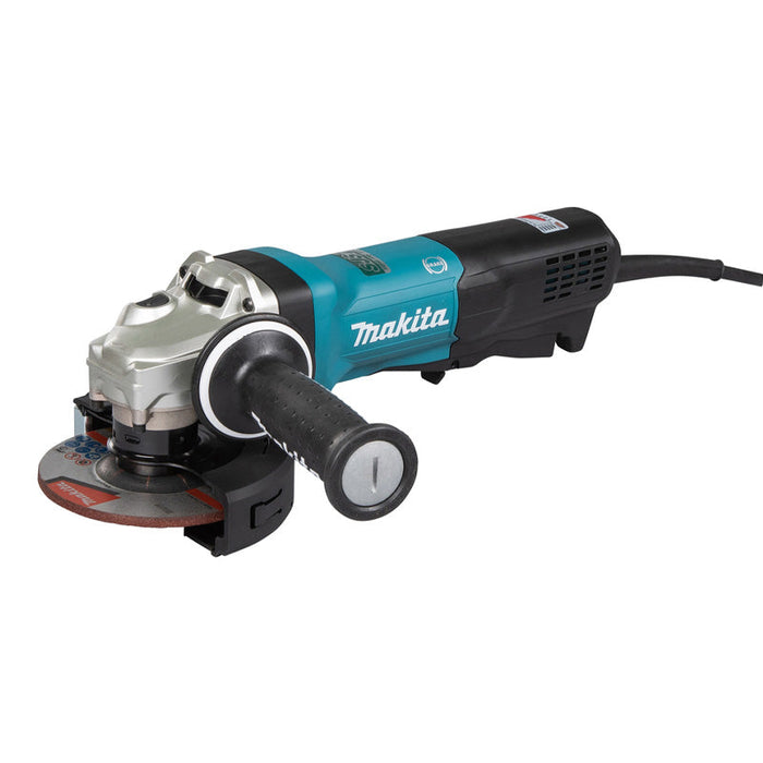 Smerigliatrice 125mm 1900W Makita GA5093X01 freno e interruttore con impugnatura di sicurezza