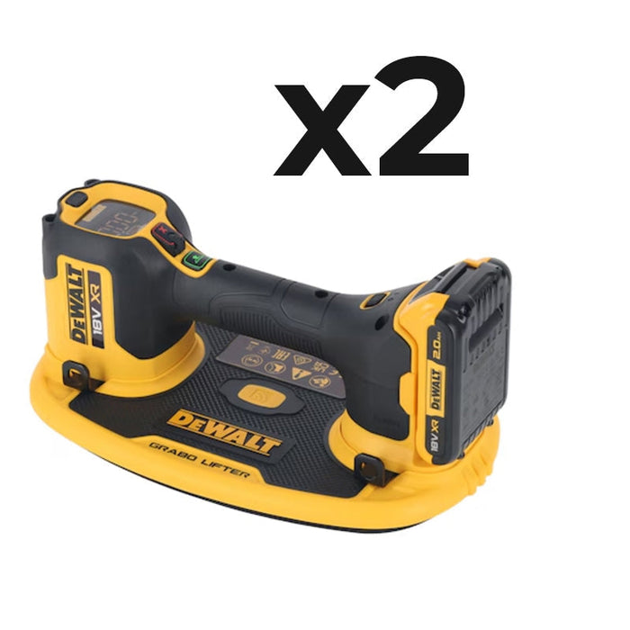 Set di 2 ventose GRABO DEWALT DCE590N-XJ XR 18V