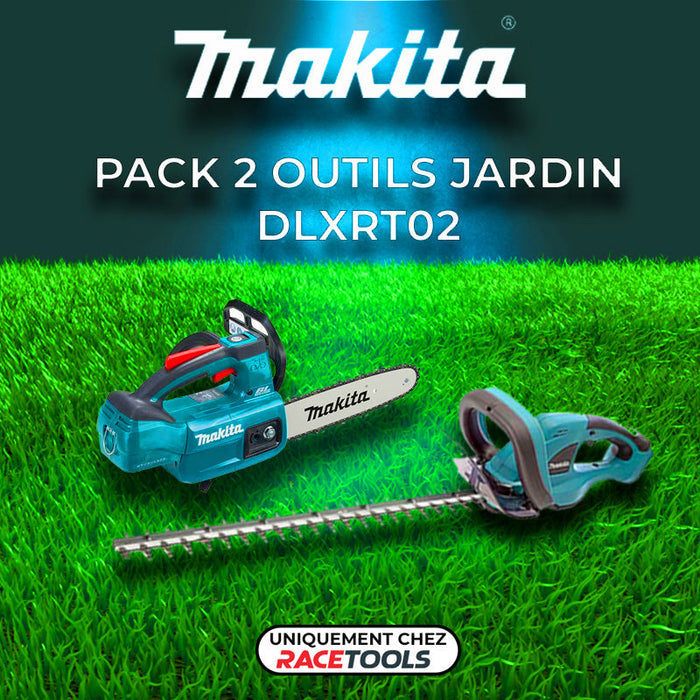 DLXRT02 MAKITA 2 utensili da giardino 18V LXT (DUC254Z + DUH523Z + 2 x 5Ah + DC18RC)
