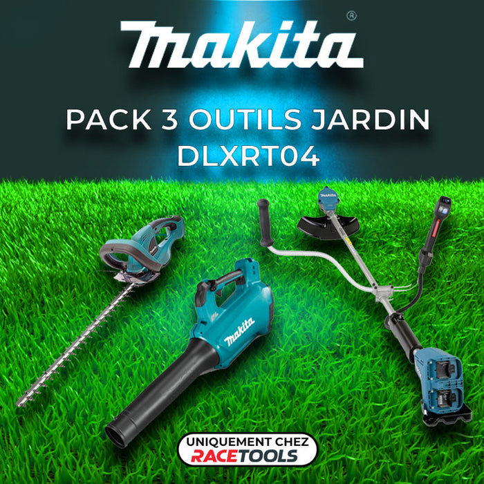 DLXRT04 MAKITA 3 utensili da giardino 18V LXT (DUR368AZ + DUH523Z + DUB184Z + 4 x 5Ah + DC18RC)