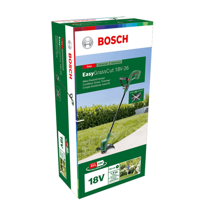 Tagliabordi a batteria BOSCH EasyGrassCut 18V-26 (venduto senza batteria)