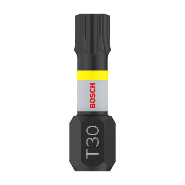 Inserti a codolo esagonale T30 BOSCH Impact Control 25 mm - 2 pezzi