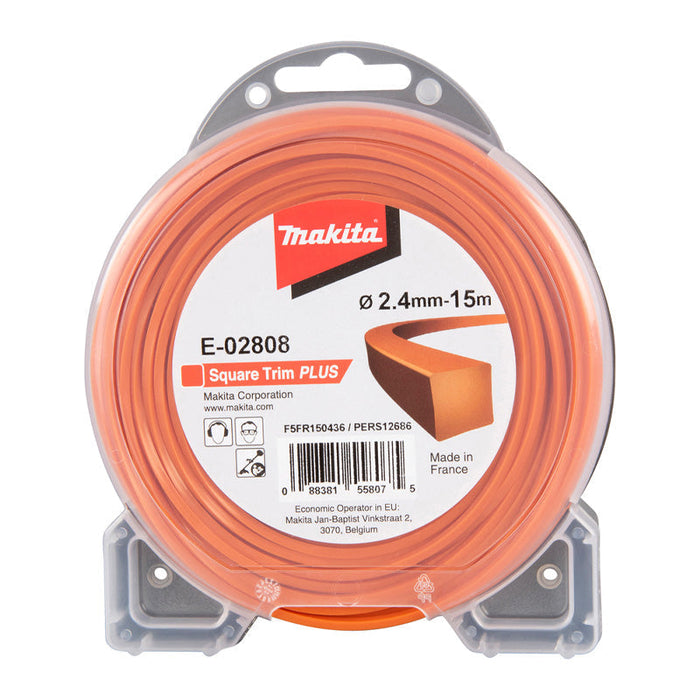 Filo quadrato Square Trim+ MAKITA E-02808 2,4mm x 15m