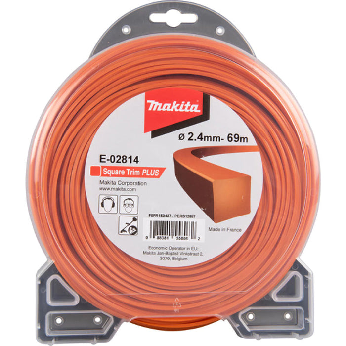 Filo quadrato Square Trim+ MAKITA E-02814 2,4mm x 69m