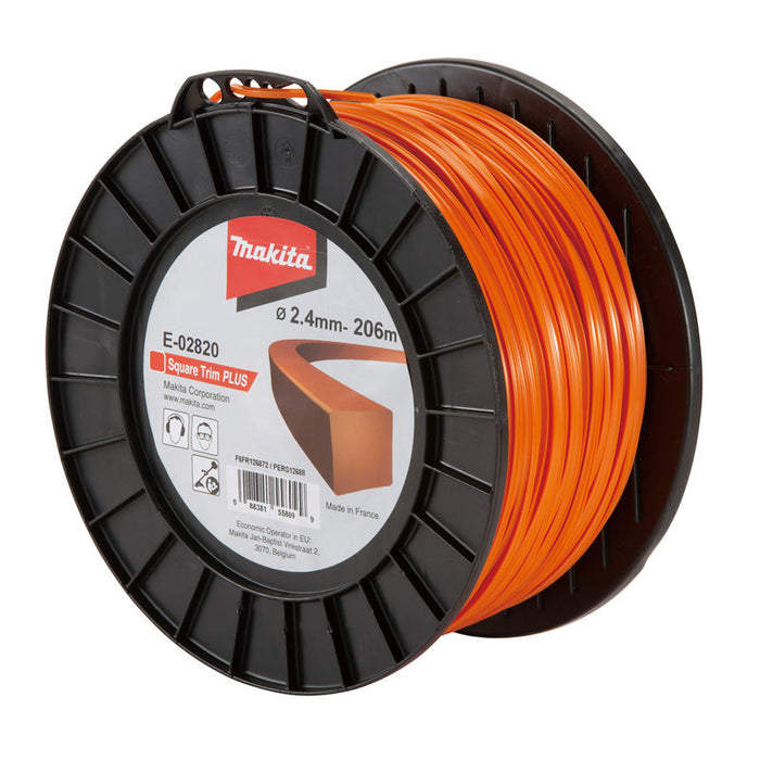 Filo quadrato Square Trim+ MAKITA E-02820 2,4mm x 206m