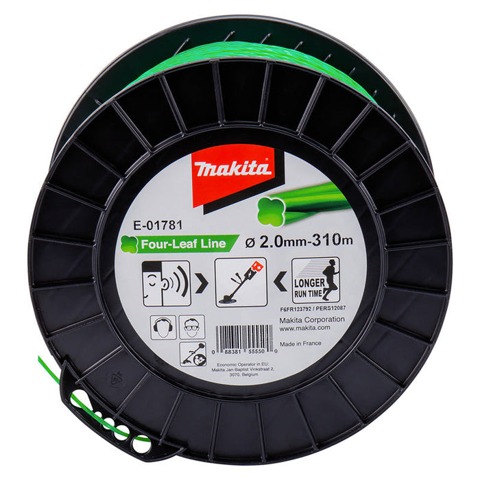 Filo in nylon a trifoglio ritorto MAKITA E-01781 2mm x 310m