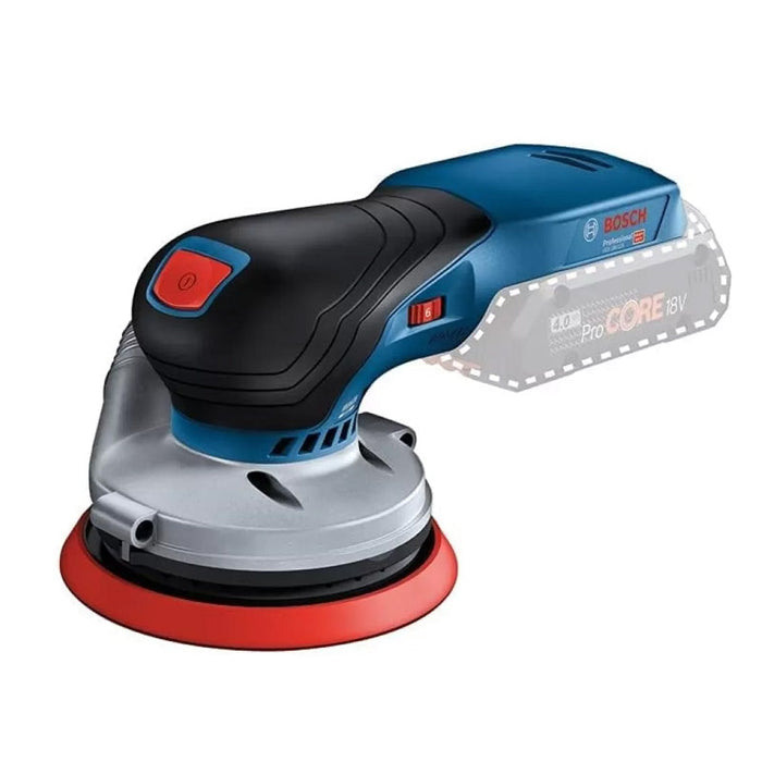 Levigatrice rotorbitale a batteria BOSCH GEX 18V-125 - 0 601 372 201 Professional (venduta senza batteria) in cartone con accessori