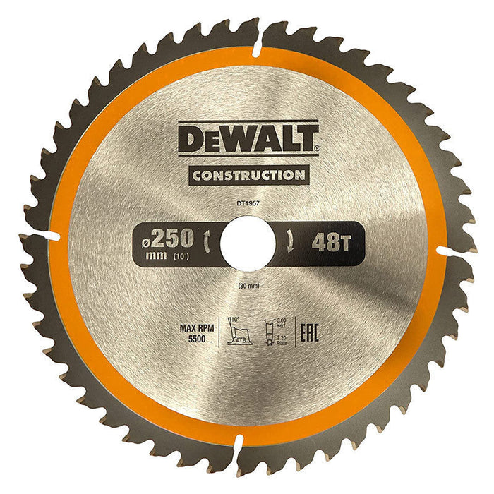 Lama per sega circolare portatile DEWALT Carbide Construction