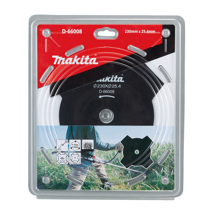 Lama per decespugliatore a 4 denti MAKITA D-66008 230x25.4mm