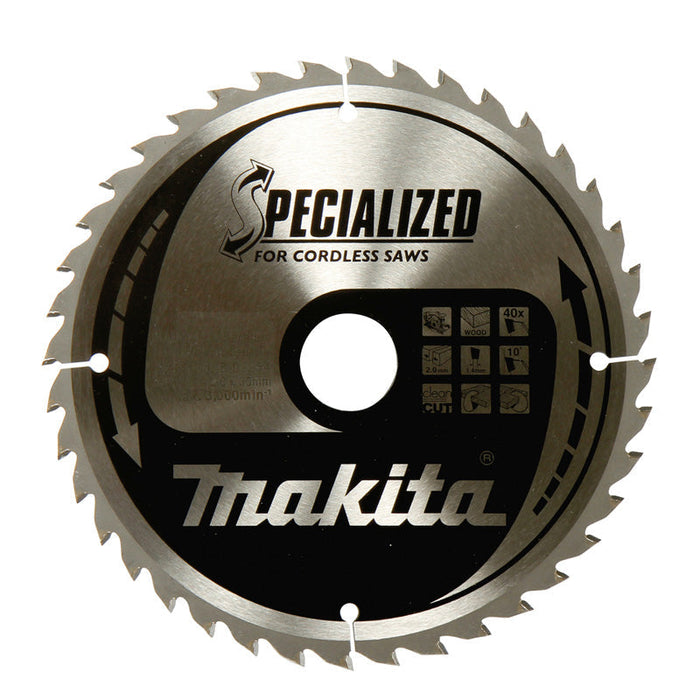 Lame in widia "EFFICUT" per legno, per seghe circolari a batteria MAKITA