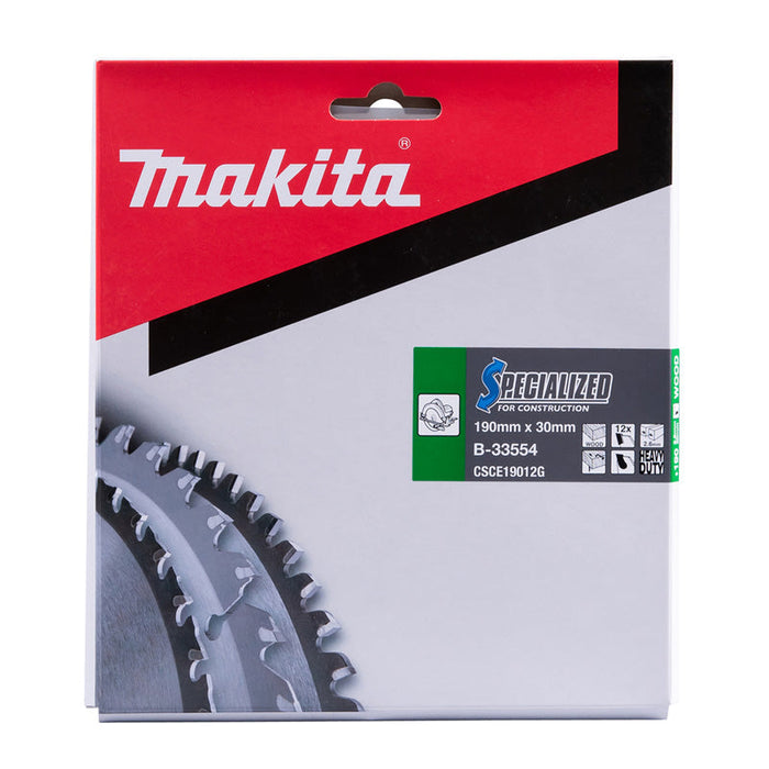 Lame in widia "Specialized" costruzione (FERMACELL ®), per seghe circolari MAKITA