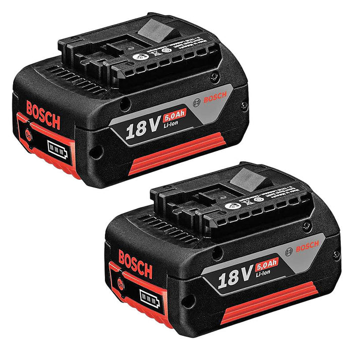 Set di 2 batterie 5Ah 18V BOSCH Professional 1600A002U5