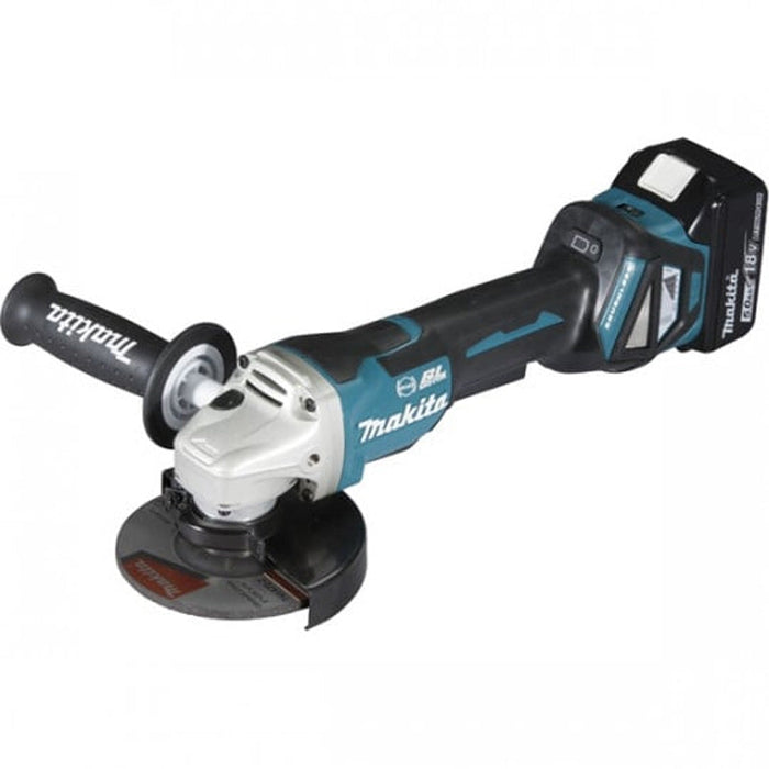 Smerigliatrice Ø 125 mm 2x5AH 18V LXT ® MAKITA DGA517RTJ en MAKPAC