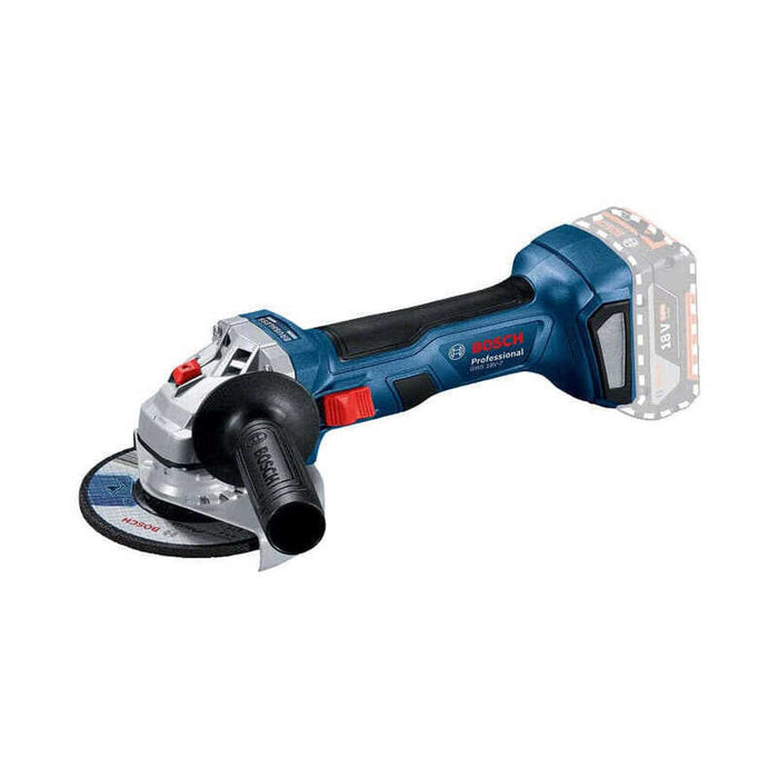 Smerigliatrice angolare a batteria BOSCH GWS 18V-7 - 0 601 9H9 001 Professional (venduta senza batteria) in cartone con accessori