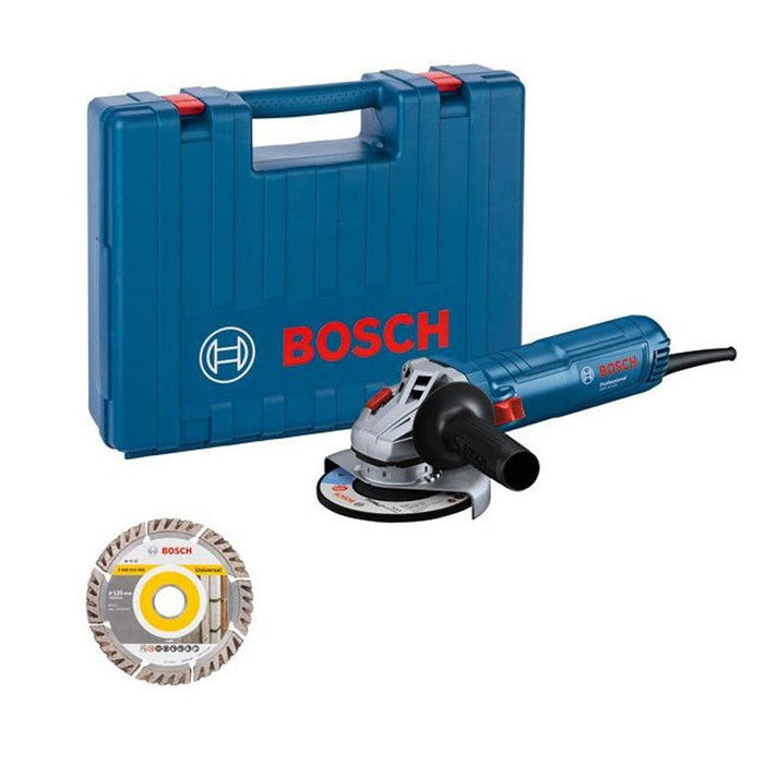Smerigliatrice angolare BOSCH GWS 12-125 - 0 601 3A6 102 Professional - fornita con valigetta di trasporto