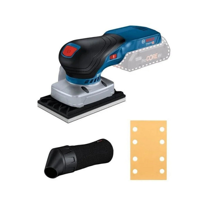 LEVIGATRICE ORBITALE 80x130 mm 18V BOSCH GSS 18V-13 solo in cartone