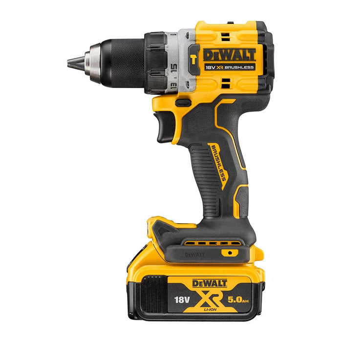 Trapano avvitatore a percussione compatta 18V DEWALT DCD805P2T-QW con valigetta e 2 batteria 5,0 Ah