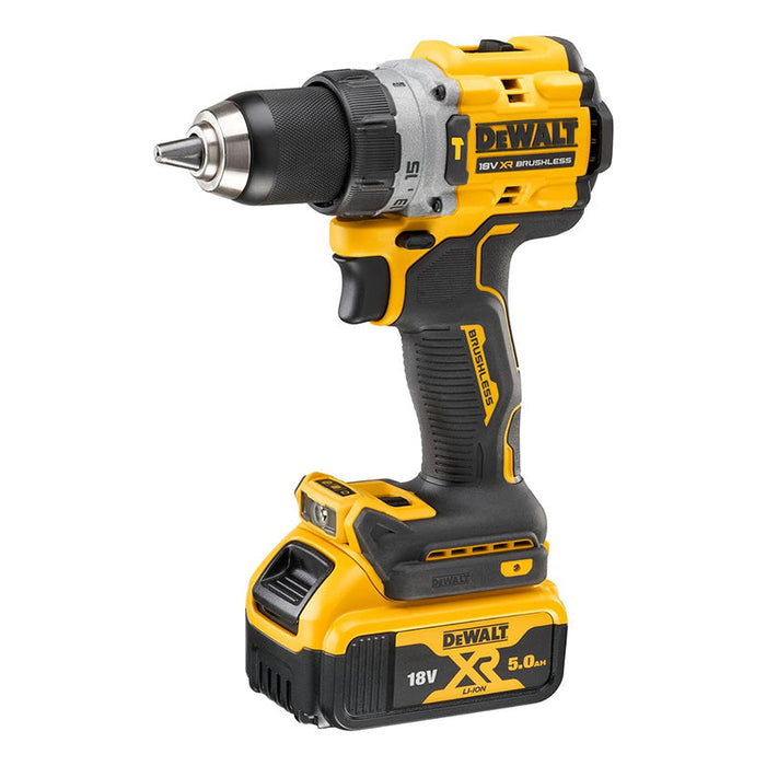 Trapano avvitatore a percussione compatta 18V DEWALT DCD805P2T-QW con valigetta e 2 batteria 5,0 Ah