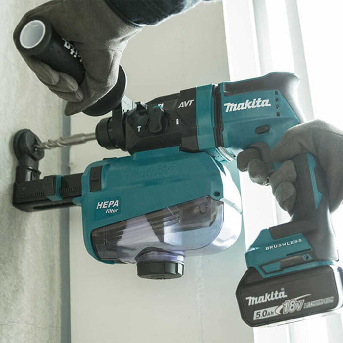 Tassellatore scalpellatore SDS+ Brushless 2x5Ah 18V LXT ® MAKITA DHR182RTJ en MAKPAC