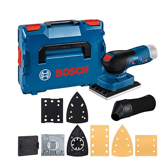 Levigatrice orbitale a batteria BOSCH GSS 12V-13 - 0 601 9L0 001 Professional (venduta senza batteria) in L-BOXX con accessori
