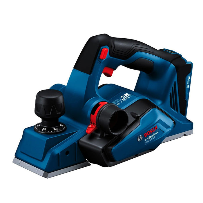 Pialletto 82mm 18V BOSCH GHO 18V-26 solo L-Boxx, guida e sacco raccoglipolvere