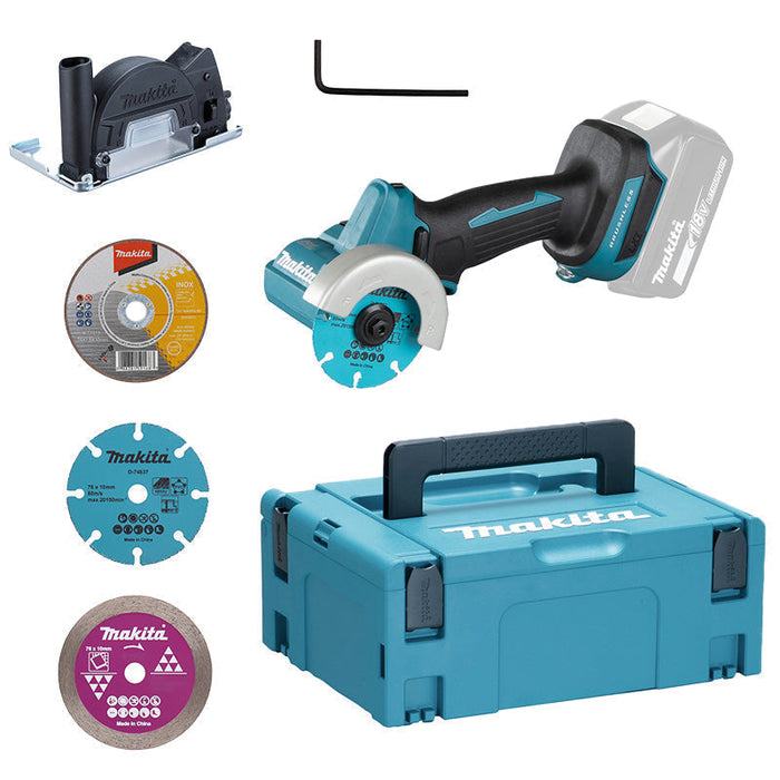 Sega circolare LXT® MAKITA DMC300ZJ 18 V, 76 mm, 20 000 giri/min, con Makpac