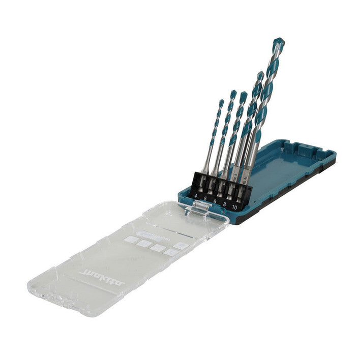Set di 5 punte multimateriale HEXA 1/4" MAKITA E-16732