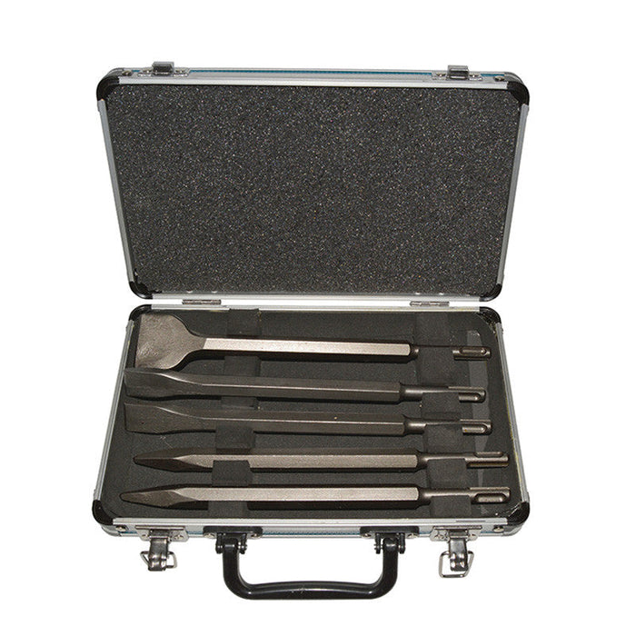 Set di 5 pezzi MAKITA D-42379 ad attacco SDS-Plus (2 puntali, 2 scalpelli, 1 scalpello largo)