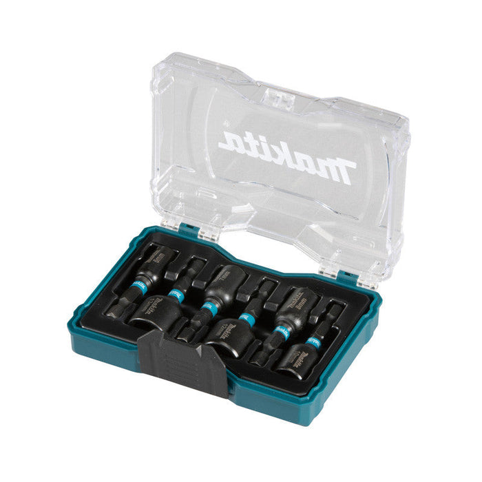 Set 6 bussole con codolo Impact MAKITA E-15768 BLACK