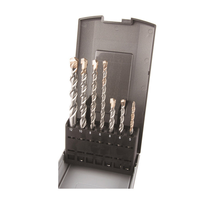 Set 7 punte a 2 taglienti V-Plus  MAKITA B-49046 ad attacco SDS-Plus