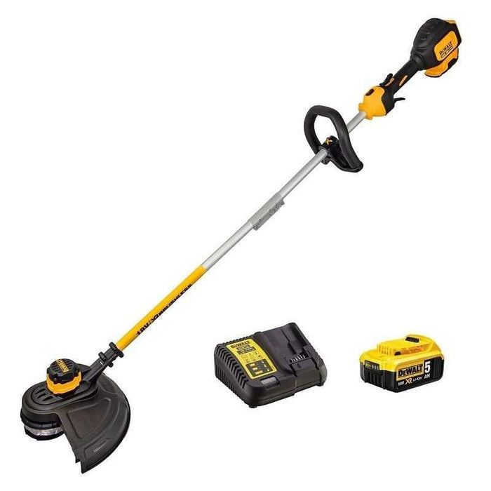 Tagliabordi 33 cm 18V DEWALT DCM561P1-QW brushless con caricabatterie e batteria 5,0 Ah