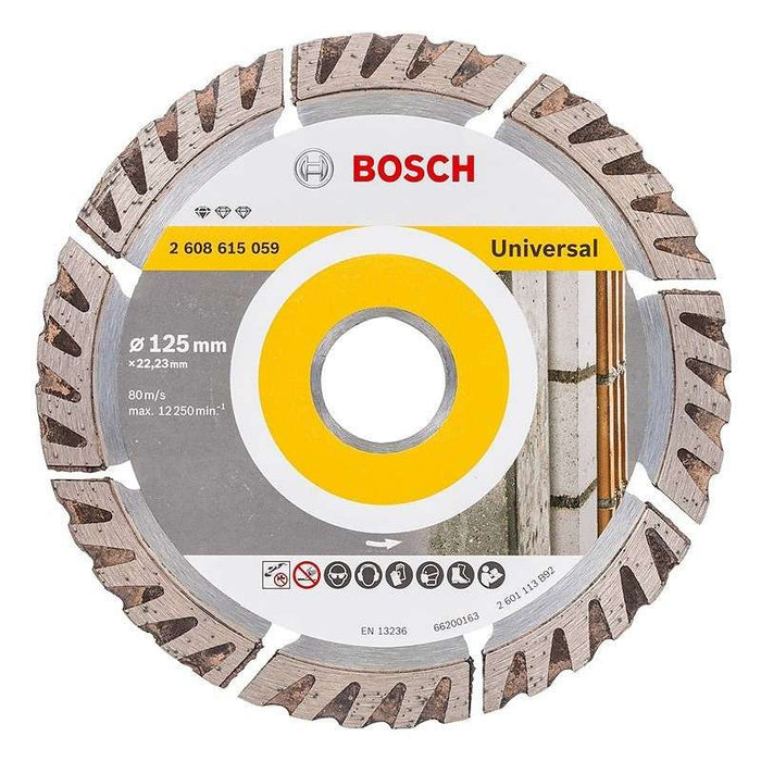 Dischi da taglio diamantati Standard Universal 125 x 22 mm BOSCH 2608615059
