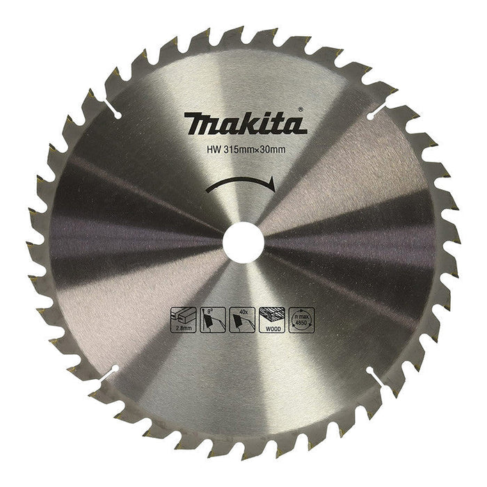 Lama in widia ''Standard'' MAKITA JM27170005 per legno, per sega da banco 2712, 315x30x40 denti