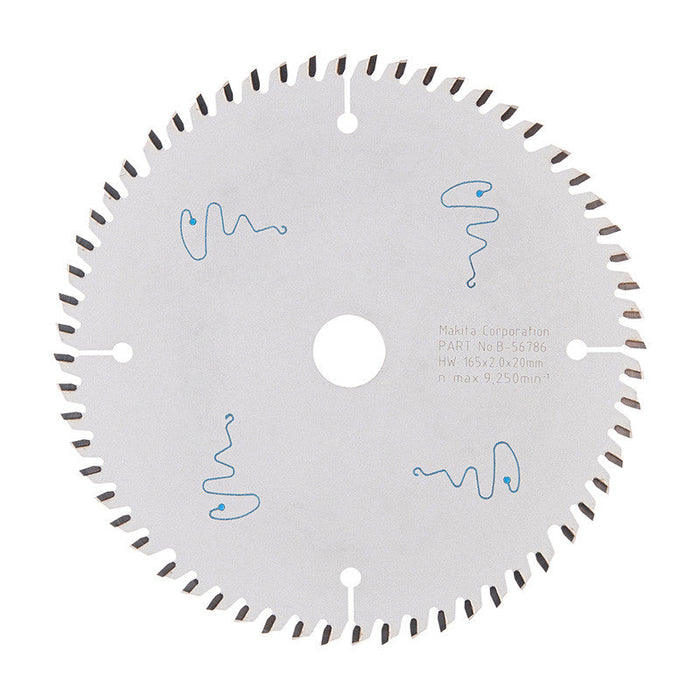 Lama per sega circolare TCT specializzata MAKITA B-56786 165x20mm, 60 denti