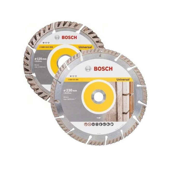 Set di 2 dischi diamantati Bosch Professional 06159975H9 125mm/230mm speciale muratore