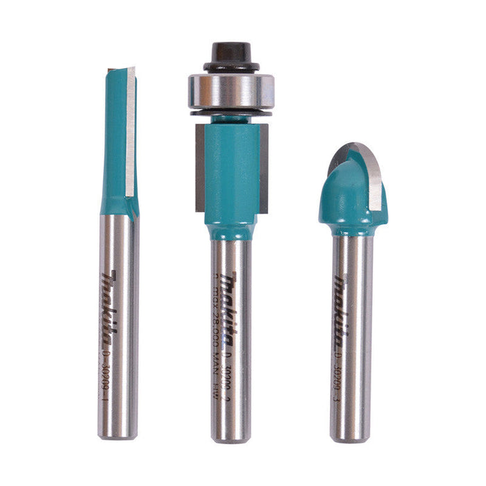 Set di 3 frese MAKITA D-30209 con codolo da 6 mm
