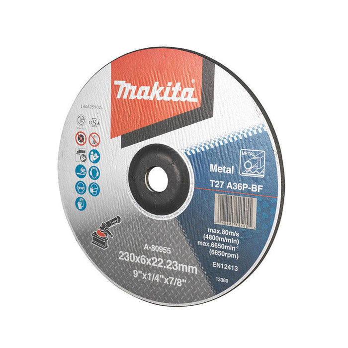 Mola da sbavo per metallo, sbavature varie, per smerigliatrici angolari MAKITA A-80955