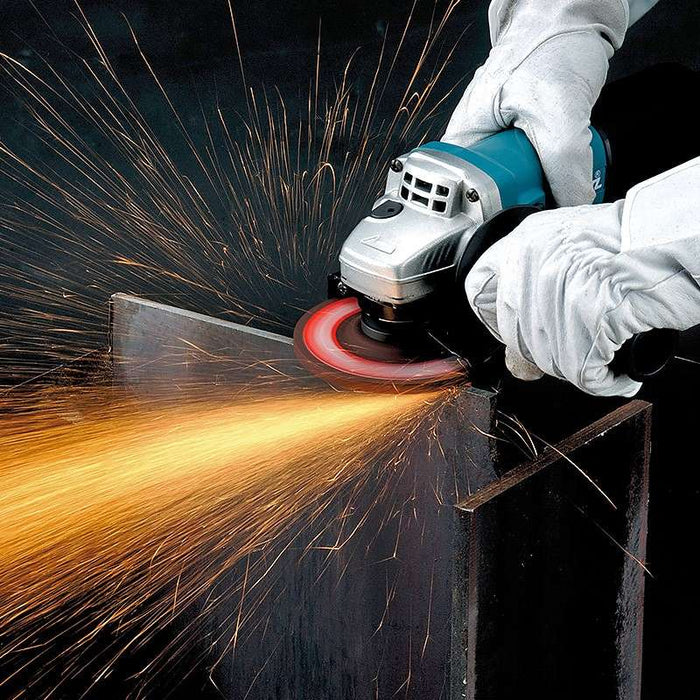 Smerigliatrice angolare MAKITA 9558HNRGK3 - 125 mm + 2 dischi diamantati
