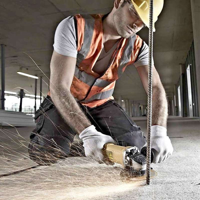 Smerigliatrice Ø125 mm 800 W DEWALT DWE4057-QS con sistema anti-riavvio