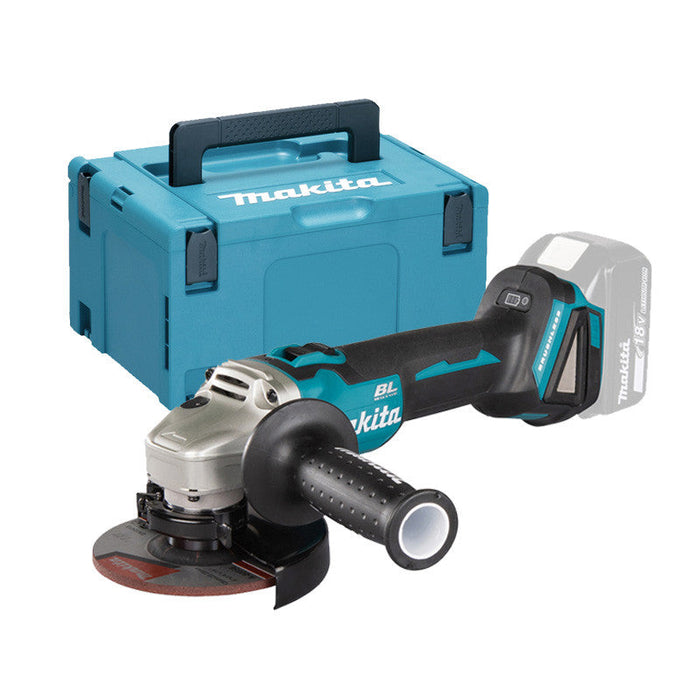 Smerigliatrice Ø 125 mm LXT ® MAKITA DGA506ZJ 18 V Li-Ion - solo prodotto + MakPac