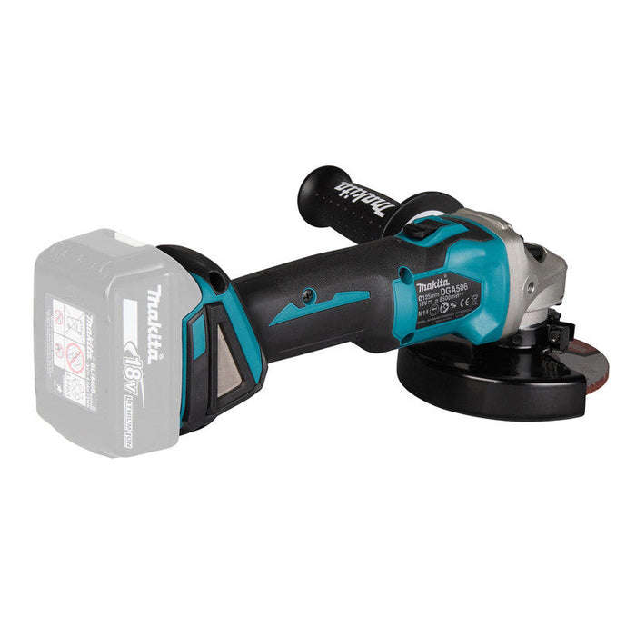 Smerigliatrice Ø 125 mm LXT ® MAKITA DGA506ZJ 18 V Li-Ion - solo prodotto + MakPac