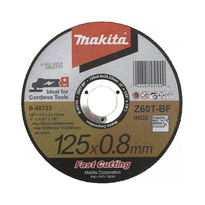 Disco da taglio per metallo e inox per smerigliatrici a batteria MAKITA E-22953