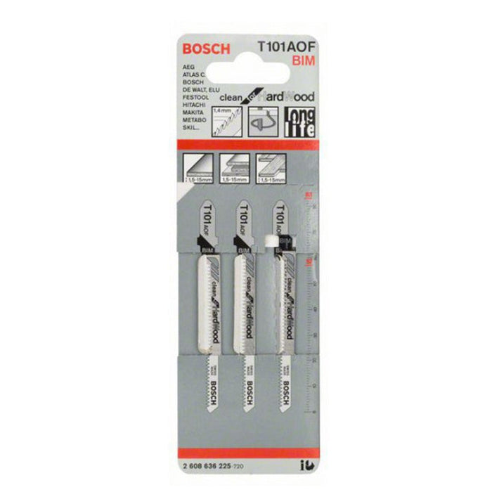 Lama per seghetto alternativo PRO Hardwood clean curve T101AOF Bosch Pro - 2608636225