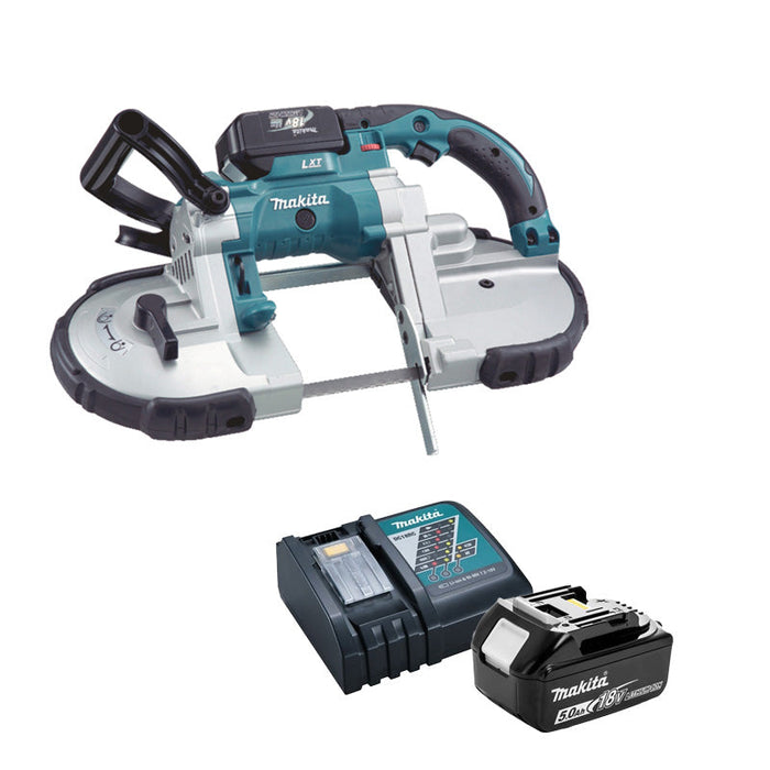 Sega a nastro 2x4Ah 18V LXT ® MAKITA DPB180RME in valigetta