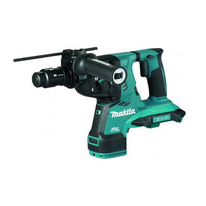 Tassellatore-scalpellatore SDS+ 26mm Brushless 36V LXT ® MAKITA DHR281ZWJ in MAKPAC con sistema di aspirazione